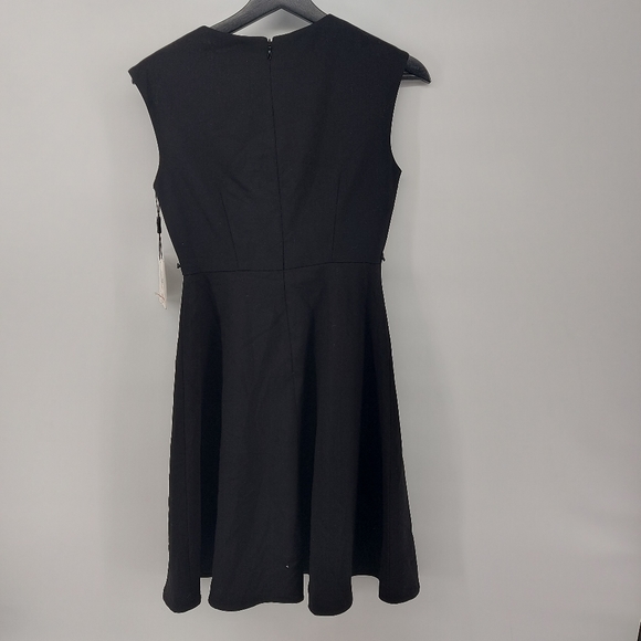 Calvin Klein Colorblock Midi Fit and Flare Dress Size 2P - Picture 6 of 6